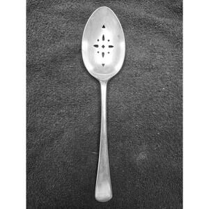 Vintage S.G , England, EPNS A1, Silverplate Slotted Spoon 8 1/4"